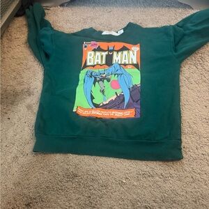 H&M Green Batman Kids Sweater